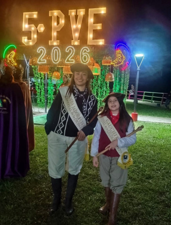 Nuestras representantes culturales presentes en la Pesca Variada en Lavalle
